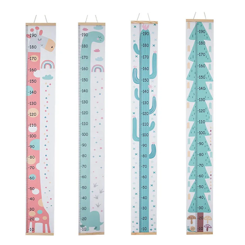 Kids Growth Size Chart Height Chart Baby Child Kids Height Ruler Measure Ruler Wall Sticker for Kids Room Home Decoration Hang