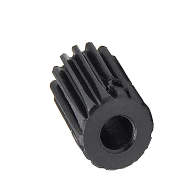 1/2/5/10/20PCS 1M 12T Spur Gear Pinion Bore 6mm Surface Black Motor Pinion Gear Mod 1 Tooth 12 Outer Diameter 14mm 45#Steel