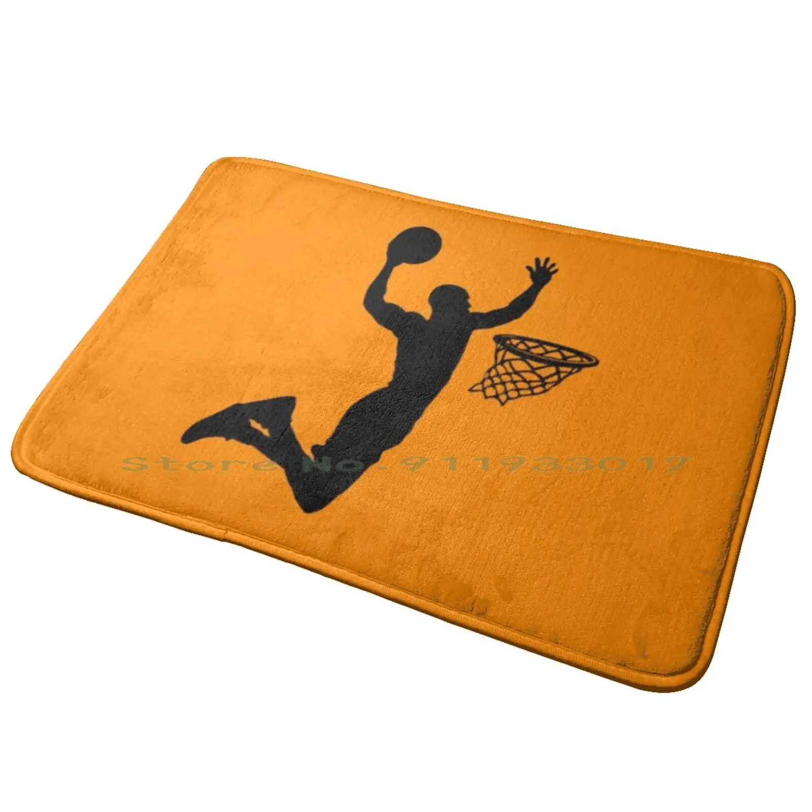 Basketball Entrance Door Mat Bath Mat Rug B Ball Cool Football Michael Mj Basketball Court Basketball Basketball Fan Basketball