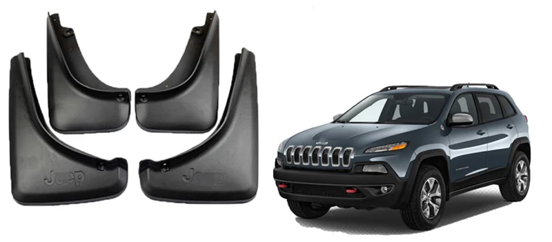 

Front Rear Car Splash Guards Mud Flap Fit For Jeep Cherokee KL 2014-2018 5th Generation Mudguards Mud Flaps fender Accessories