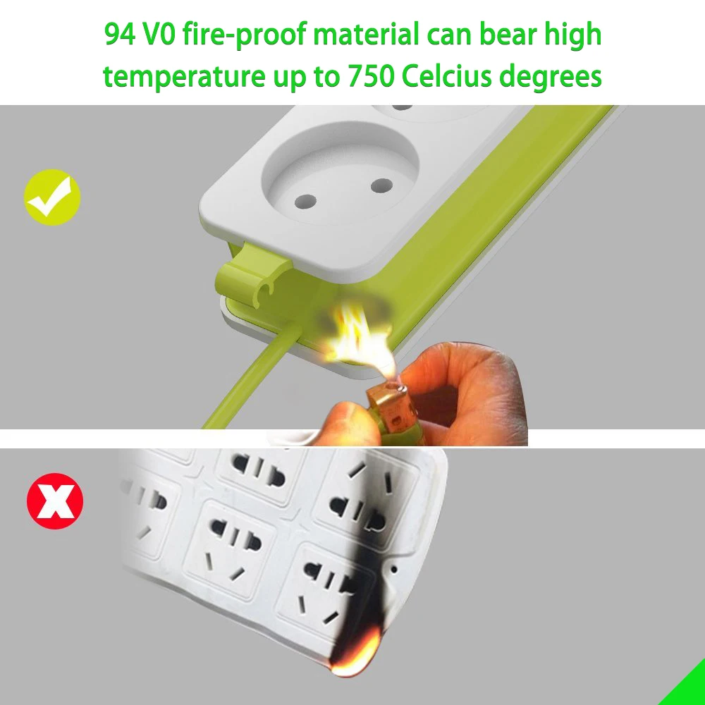 Presa da tavolo ue con porte di ricarica USB spina da 4.0mm cavo di prolunga da 1.5 M per telefono cellulare Ipad Led Light