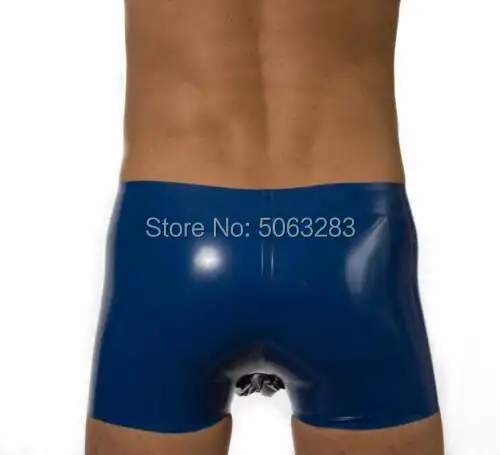 اللاتكس الملاكم المطاط Gummi ذكر ثقب غطاء السراويل القصيرة ثقب الجبهة تخصيص.4mm