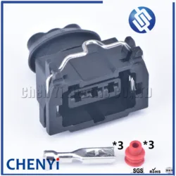 3 Pin female wire harness cable sealed connector Automotive waterproof connector fuel Injector plug Car light plug