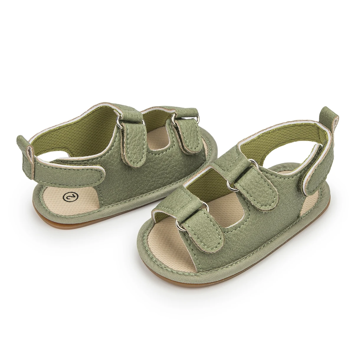 2024 New Canvas PU Baby Non-Slip Sandals Child Summer Fashion Sandals for boy Sneakers Infant Shoes 0-18 Month Baby Shoes