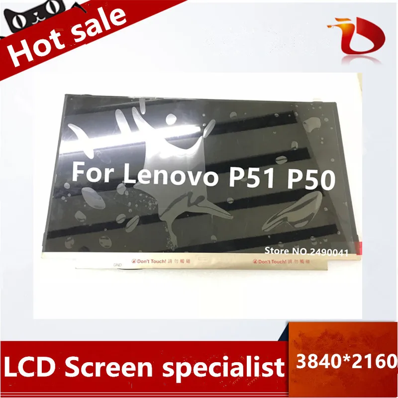 

15.6'' UHD 4k Led 3840X2160 LCD Display Screen B156ZAN02.1/2.0 LQ156D1JW05 NV156QUM-N43 For LENOVO Thinkpad P50 P51 Non-touch