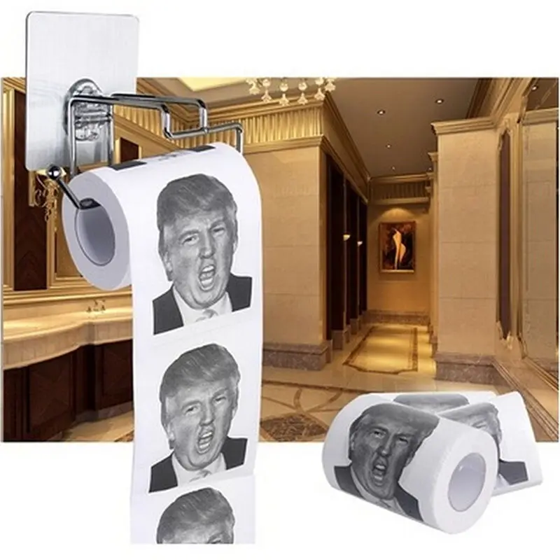 Donald Trump / Hillary / Obama 1 Roll Toilet Paper Presidential Candidate Novelty Creativity Funny Gag Humor Christmas Git