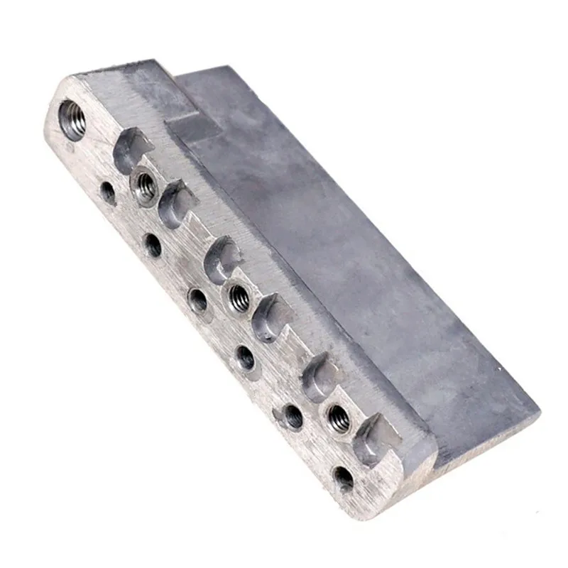1 Stück 6-Saiten-Sattel-Tremolo-Brückenbasis für E-Gitarren-Zubehörteile Musikinstrument – Detail 1