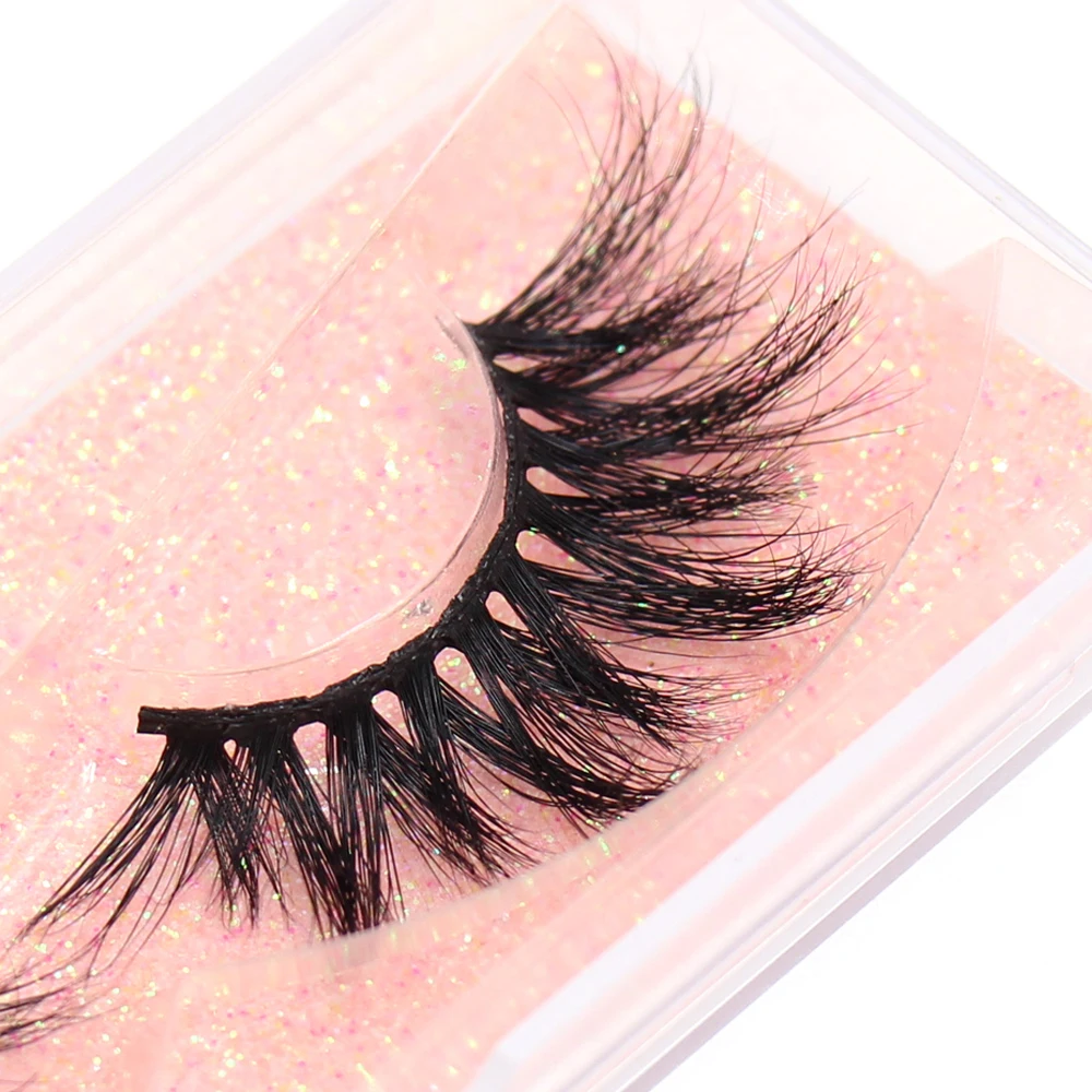 FOXESJI Mink Eyelashes Eyelash Extensionนุ่มDramaticยาวนาน3D Lahes MinkขนตาปลอมFaux Cils Full Lash E14