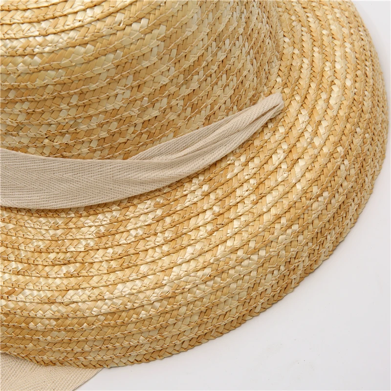 2021 new fashion Spring Summer Women Natural Wheat Ribbon sun Hat Straw Hats Lady Casual protection caps Sunscreen Holiday cap