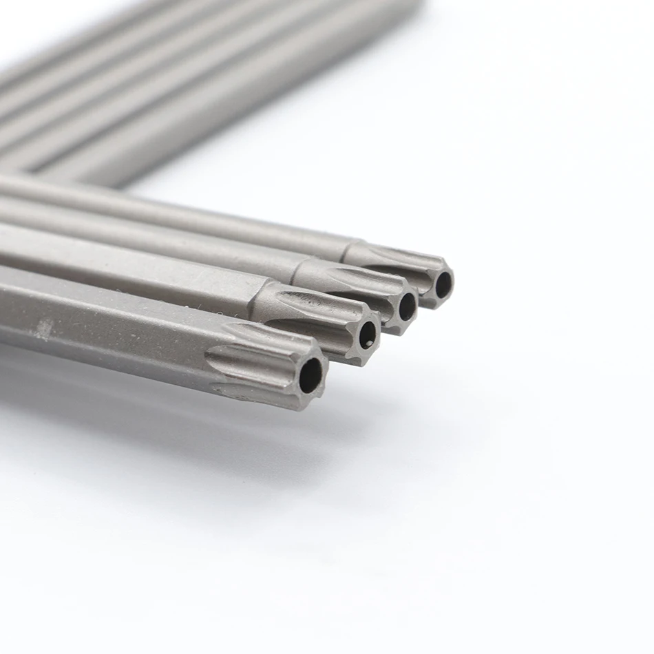 Set di punte per cacciavite Torx magnetico da 10 pezzi T8,T9, T10,T15,T20,T25,T27, T30,T35,T40