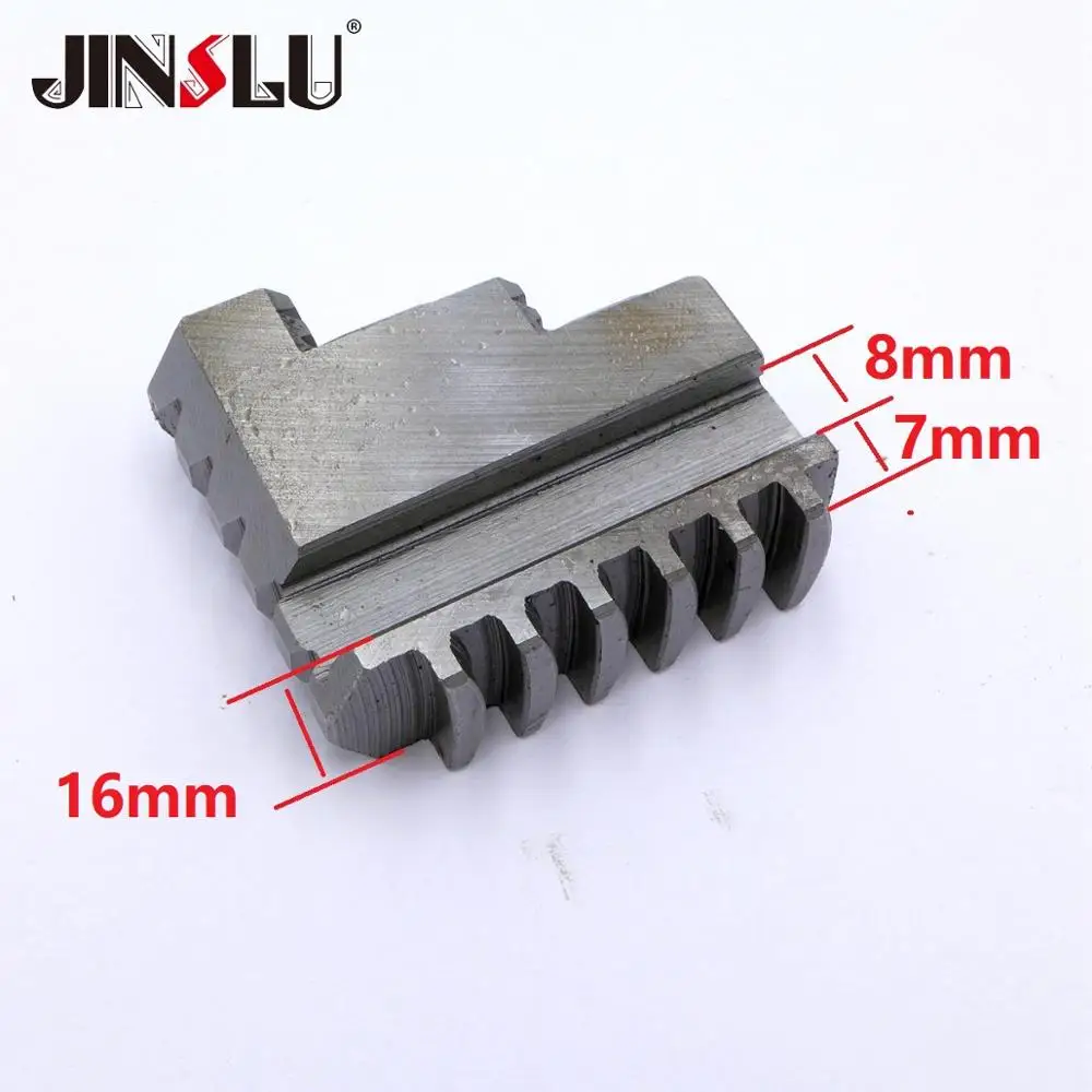 Check Size on photo First K11-125 K11-130 125mm 130mm Three Pieces Inside or Outside Jaws 7 Teeth 3 Jaw Lathe Chuck Cartridge