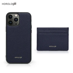 Monogram Luxury Pebble Pattern Premium Mobile Case for Iphone 15 14 13 12 11 16 Pro Max with Card Case Gift for Birthday Men