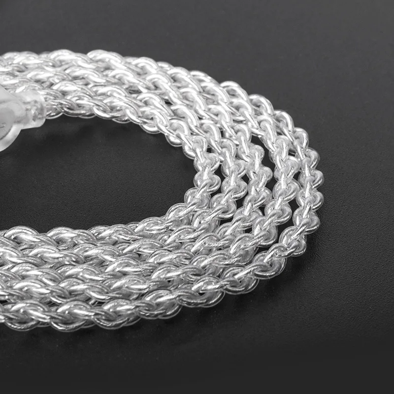 سماعات أذن KBEAR منعشة 4 كور 4N مطلية بالفضة ومطورة مع كابل MMCX/2PIN/QDC/TFZ لسماعة رأس TRI I3 Pro KZ ZST ZSN