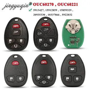 Jingyuqin 315MHz ORC60270 5/6 Tasten Fernbedienung Keyless Entry Auto Key FOB für Buick Chevrolet Cadillac GMC Saturn 6 Hauptverkaufskontrolle GM - №2