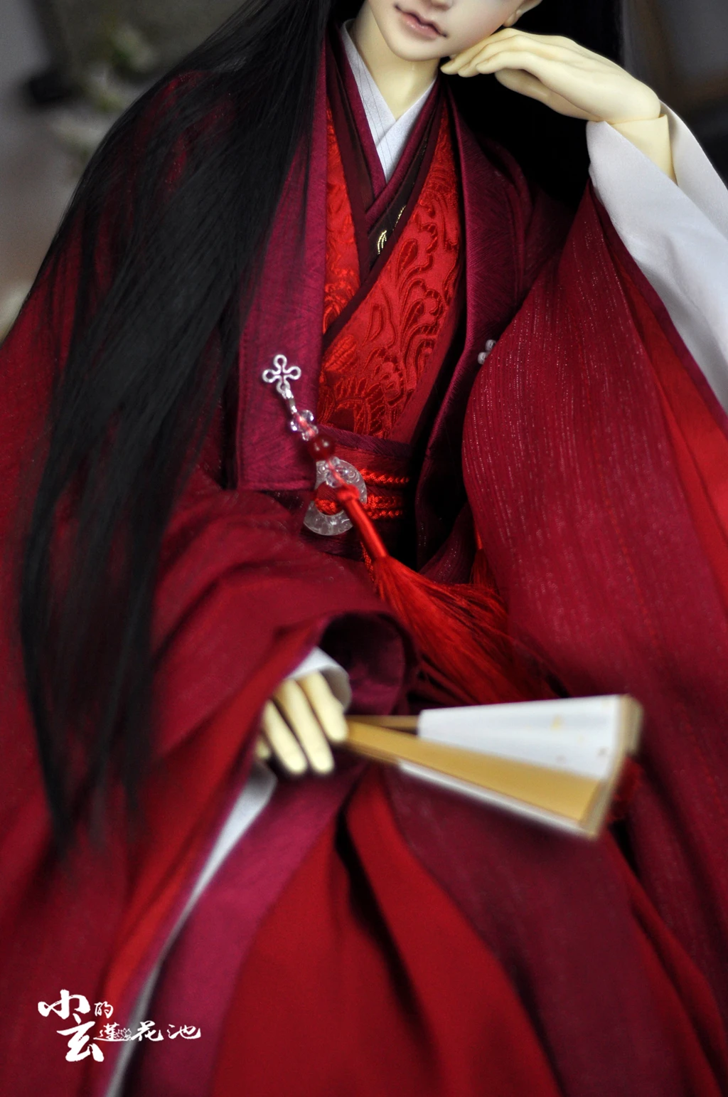 1/3 Scale BJD Ancient Costume Outfit Samurai Hanfu Dress For BJD/SD SD13 POPO68 SSDF ID72 Strong Uncle Doll Accessories C1507