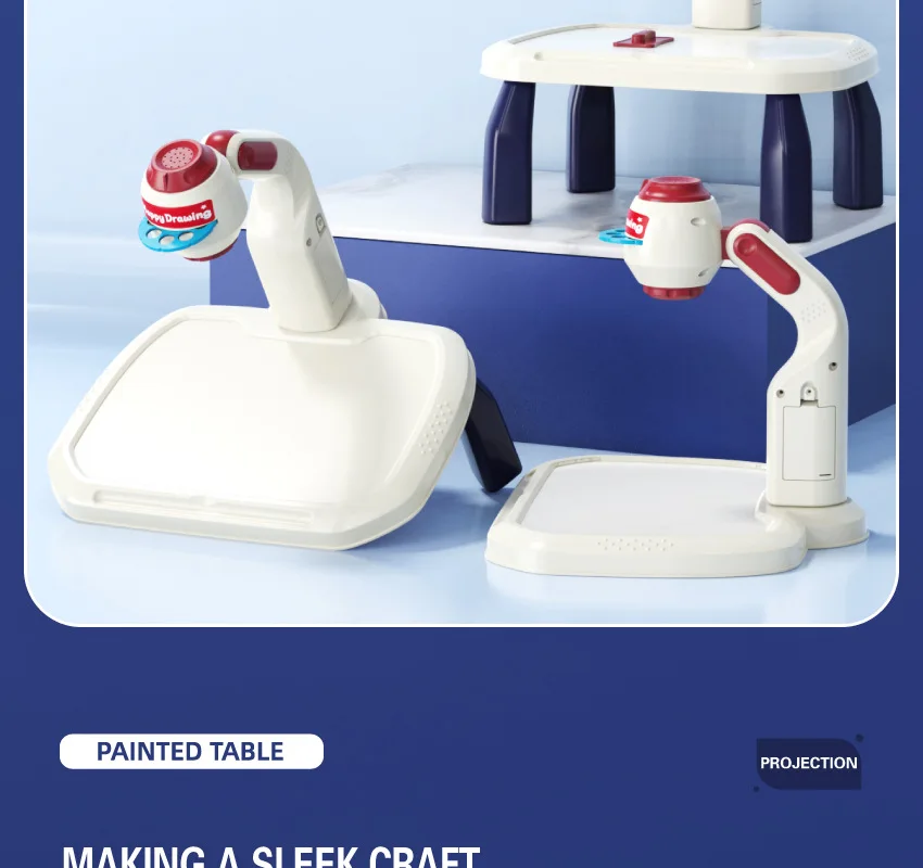 Narzędzia do malowania stół kreślarski zabawka dziecięca projektor Led Art Kid sztuka i rzemiosło projekcja edukacyjna wczesna zabawka edukacyjna dziewczyna