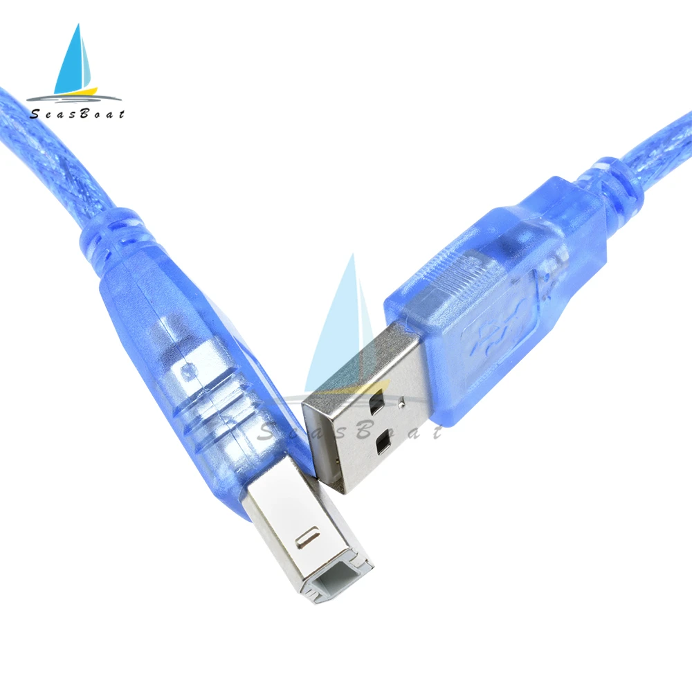 30cm/50cm/100cm USB Cable Mega 2560 R3/ ADK USB-A to USB-B for arduino