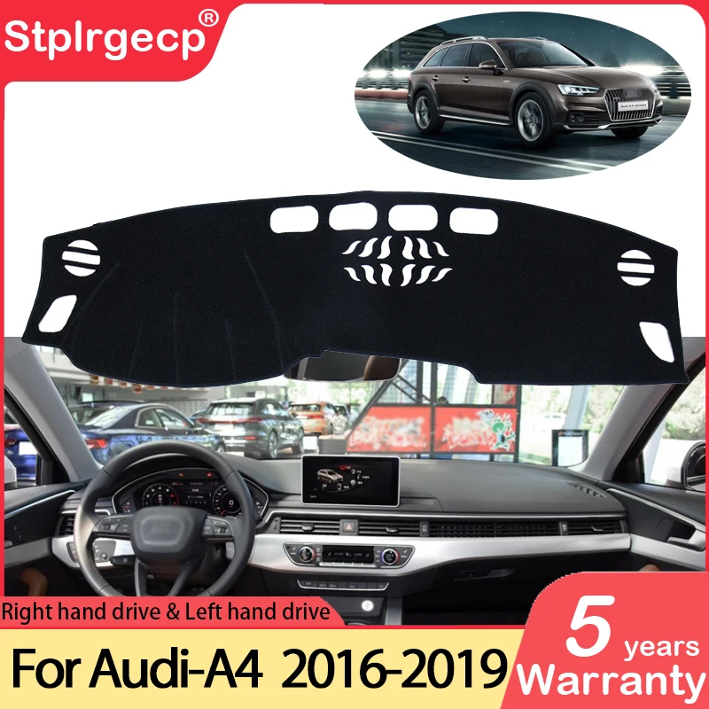 

for Audi A4 B9 2016~2019 8W Anti-Slip Anti-UV Mat Dashboard Cover Pad Sun Shade Dashmat Dash Mat Cover Carpet Accessories S-line