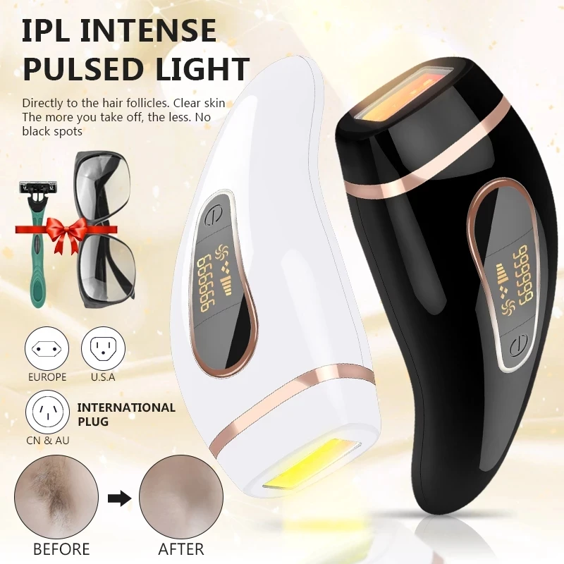 990000 Flash Profesional Permanen IPL Epilator Laser Penghilang Rambut Foto Listrik Wanita Mesin Penghilang Rambut Tanpa Rasa Sakit Epilator