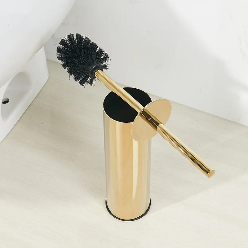 Vidric floor-to Seoul golden toilet brush kit home hotel available toilet brush set metal pendant-free drilling