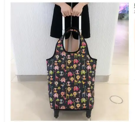 Women Travel trolley bags Women wheeled bag wheels wheeled bags luggage Bags on wheels water proof Rolling Luggage Backpack bag