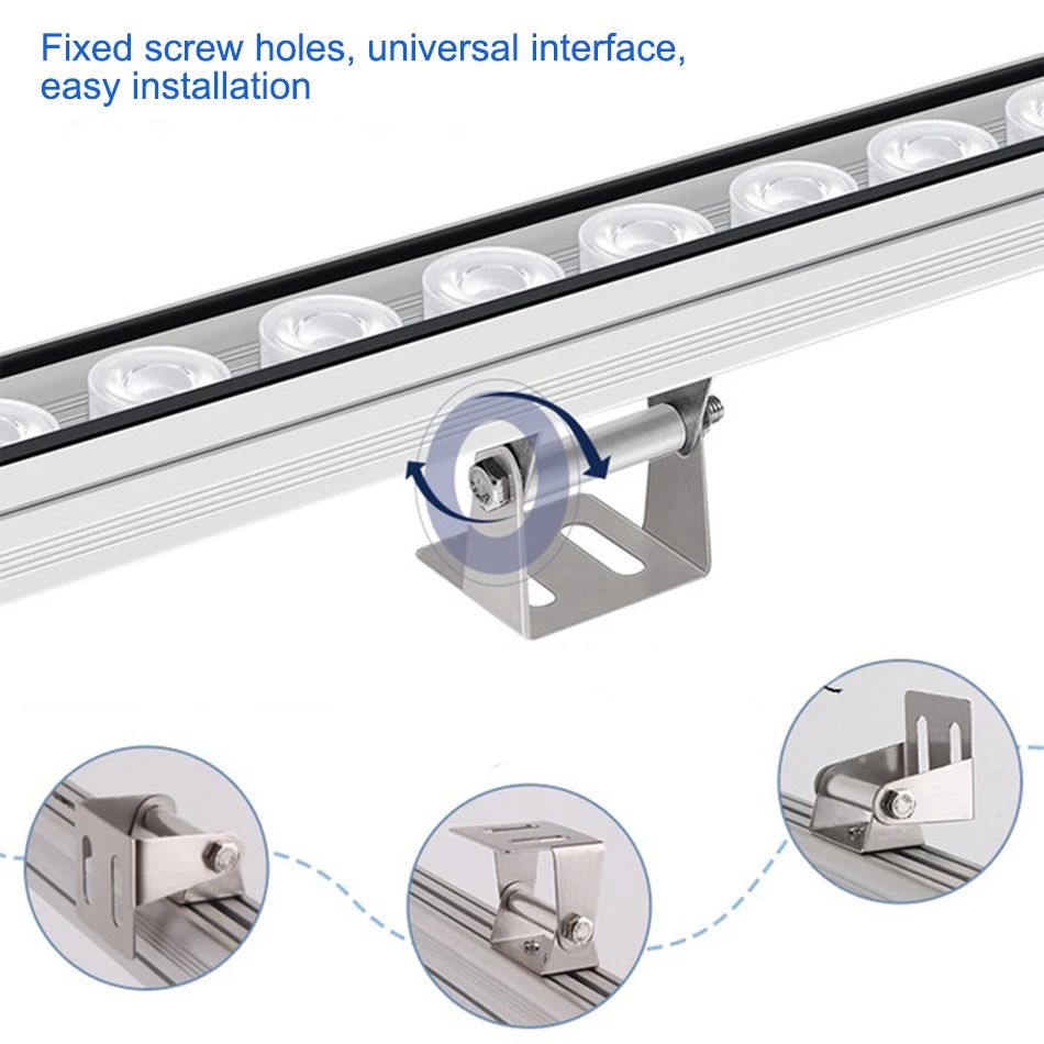 108w Led Aquarium Light Bar Strip Lamp Waterproof Hydro Tube Fish Tank Marine Lighting Reef Coral Plant Growth Freshwater Lamps