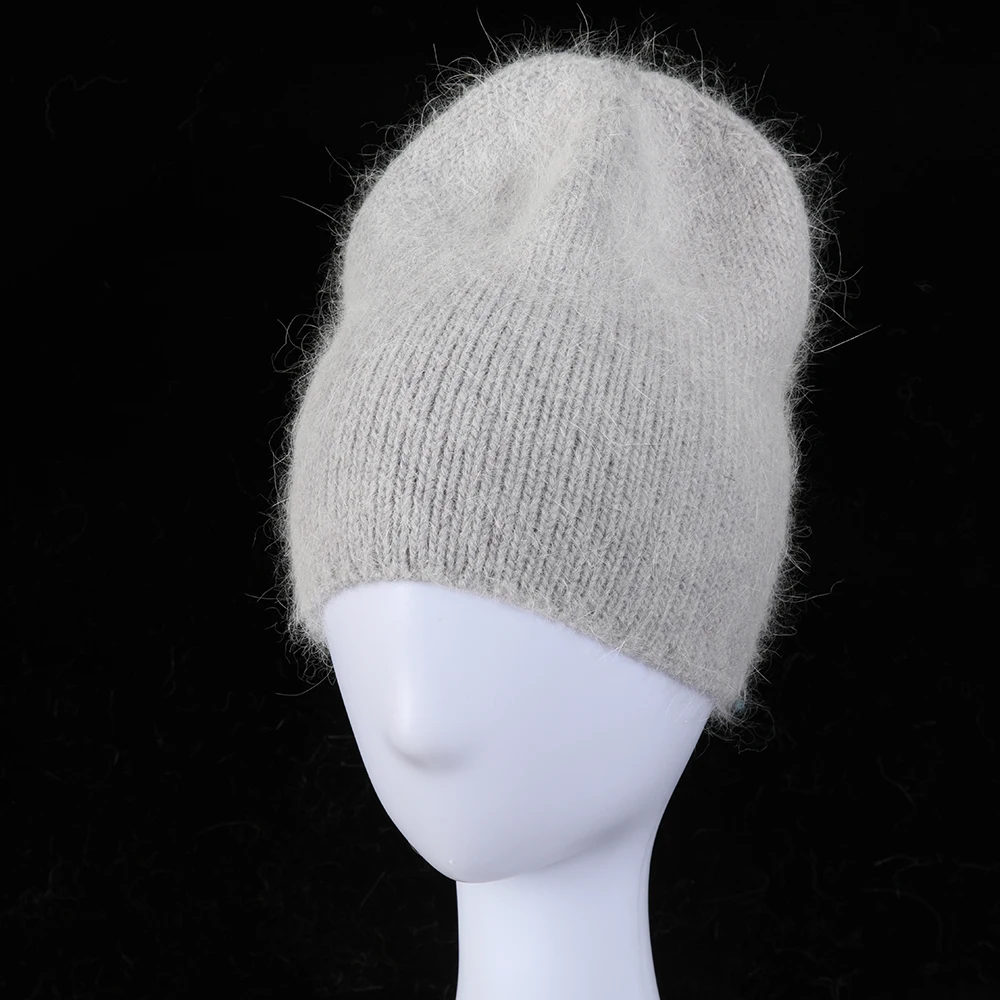 2021 neue Kaninchen pelz mode winter und Herbst Frauen Neue Ankunft Beliebte Damen Beanie Cap Hohe Qualität Modische Gestrickte Hüte – Detail 13