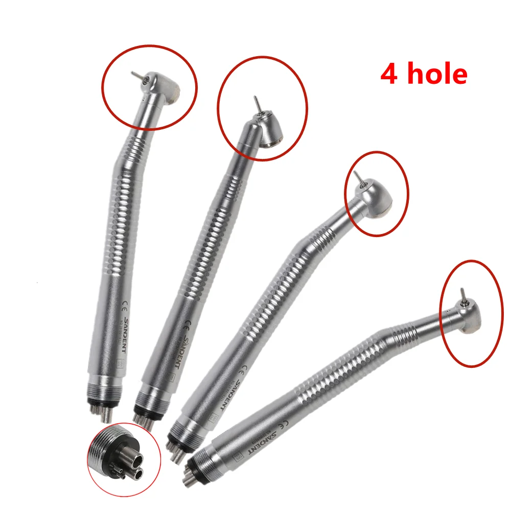 Dental High speed handpiece 4 Hole Air Turbine Single Water Spring DA/BA/CA/MA Big/Standard/Mini/45 Degree Head NSK