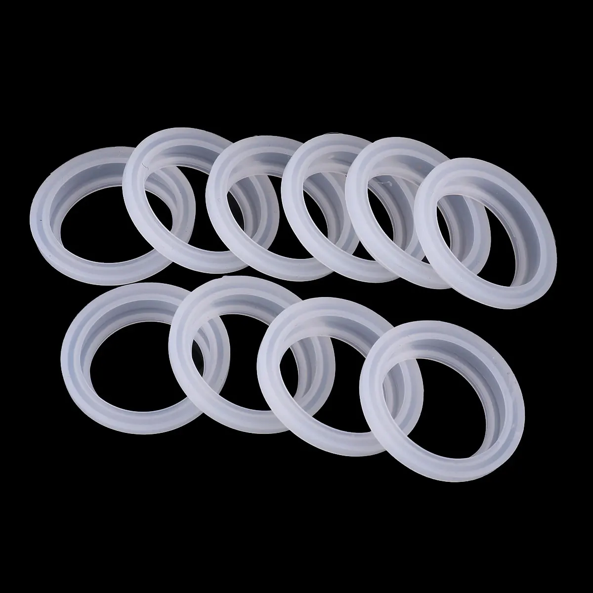 10Pcs Silicone Sealing O Rings Gaskets 4/4.5cm Outside DIA Vacuum Bottles Sealing Ring Pad Fasteners for 4.5/5.2cm Thermoses Lid