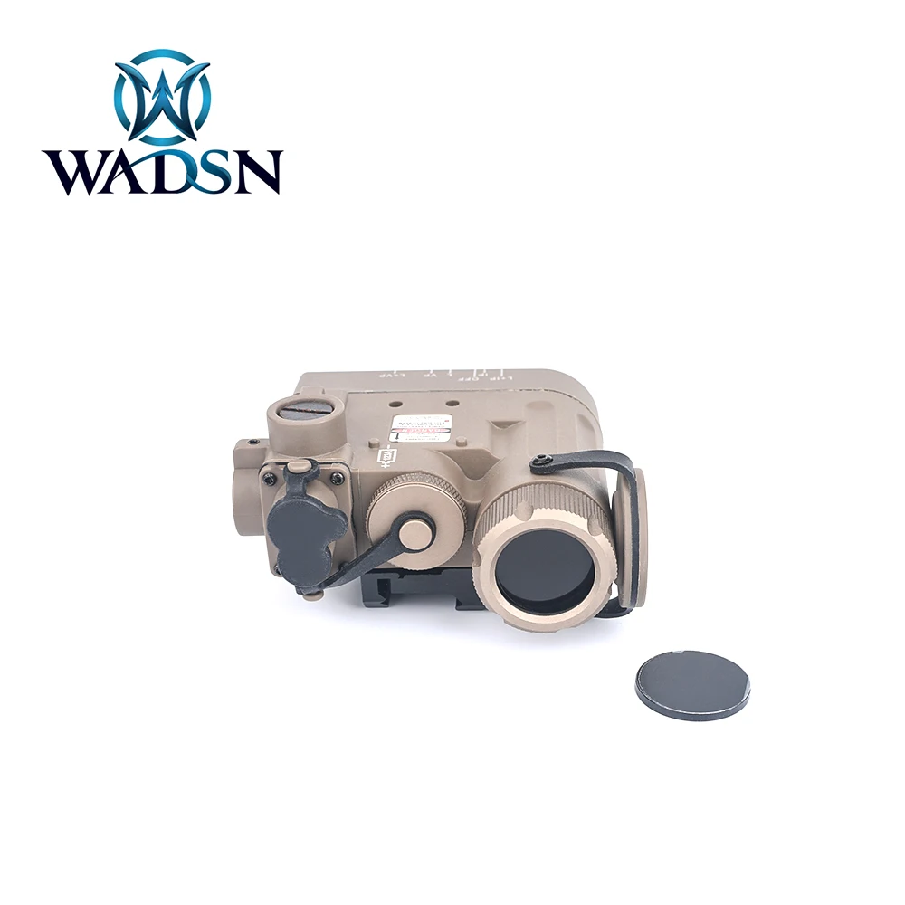 WADSN 2pcs Tactical IR Infrared Filter For DBAL-D2 Laser Flashlight Hunting Black Lucite Lens Visible Sight Cut-Off Fit dbla d2