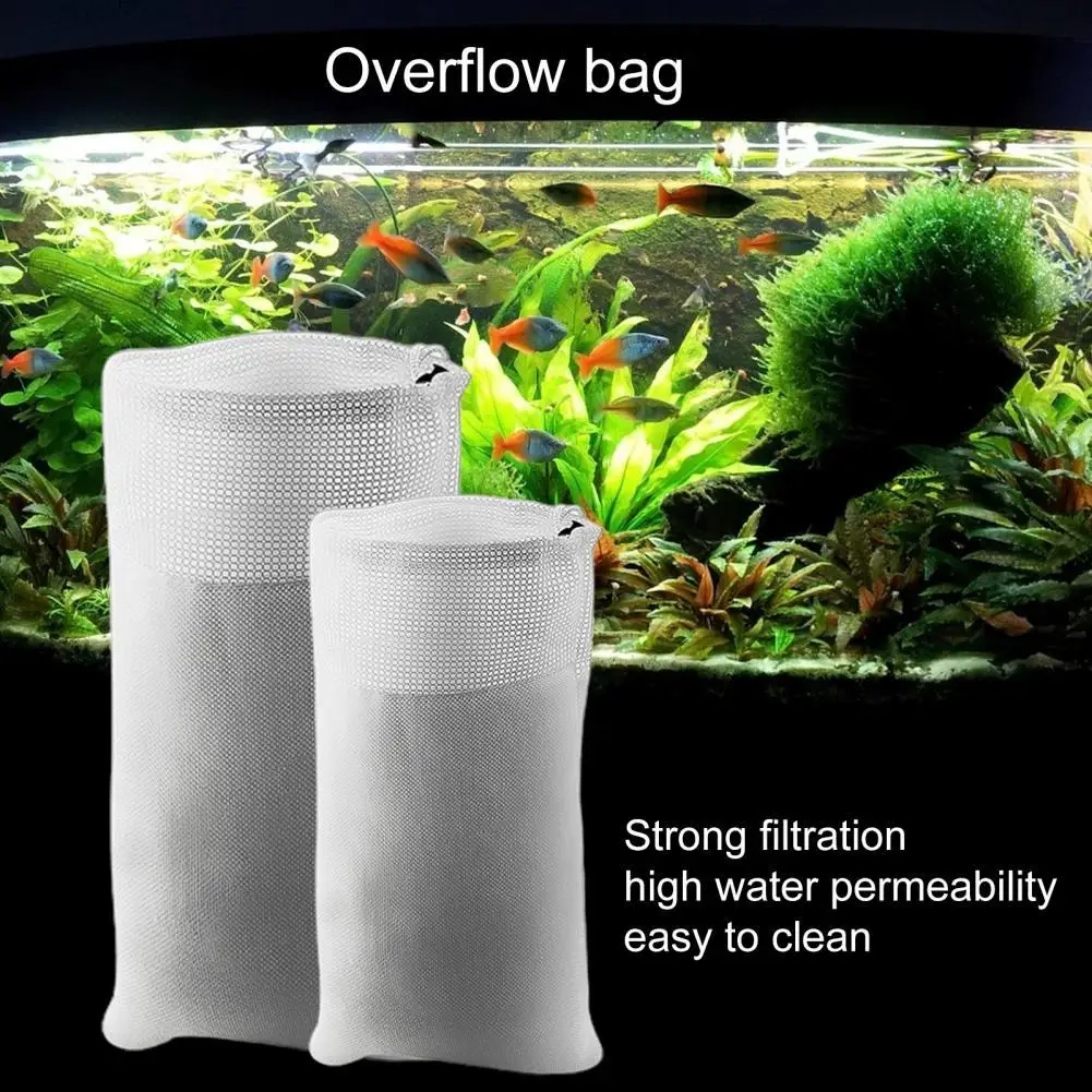 Ring Filter Socks High Density High Water Permeability Fishing Parts Aquarium Felt Filter Bags for Fish Tank