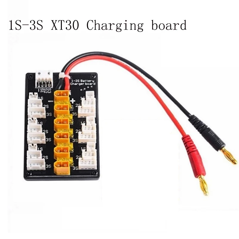 New 3S-4S XT60 Li-Po Battery Parallel Charging Board 1S-3S XT30 charging board for imax B6 / B6AC lithium balance charging