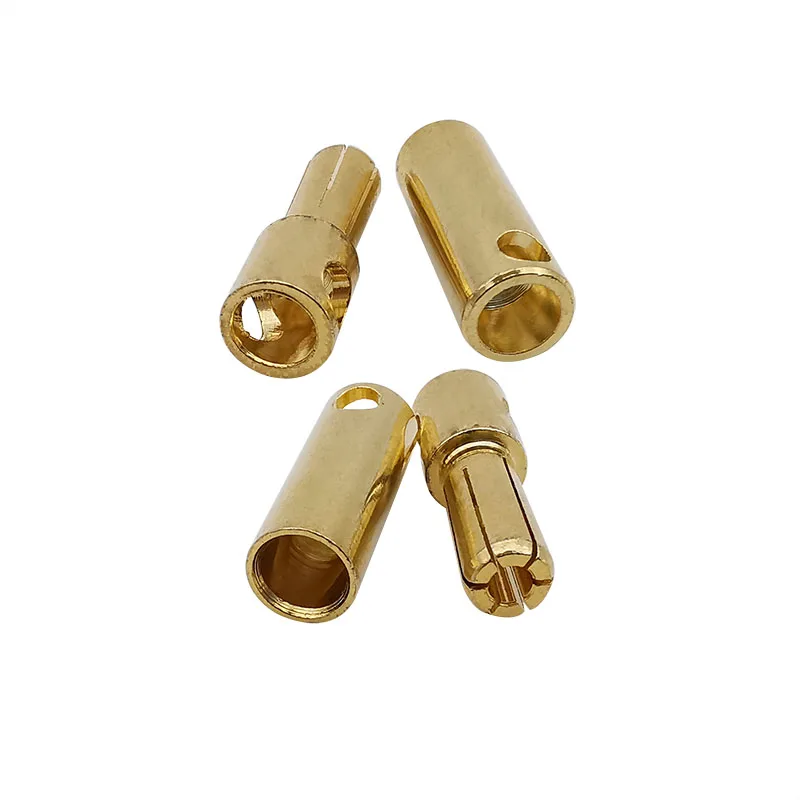 5Pairs 5mm 6mm 8mm RC Battery Gold-plated Bullet Banana Plug Male Female Bullet Banana Connector
