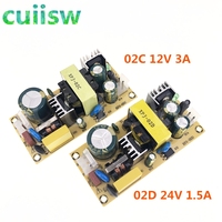 AC-DC 12V3A 24V1.5A 36W Switching Power Supply Module Bare Circuit 220V to 12V 24V Board for Replace/Repair