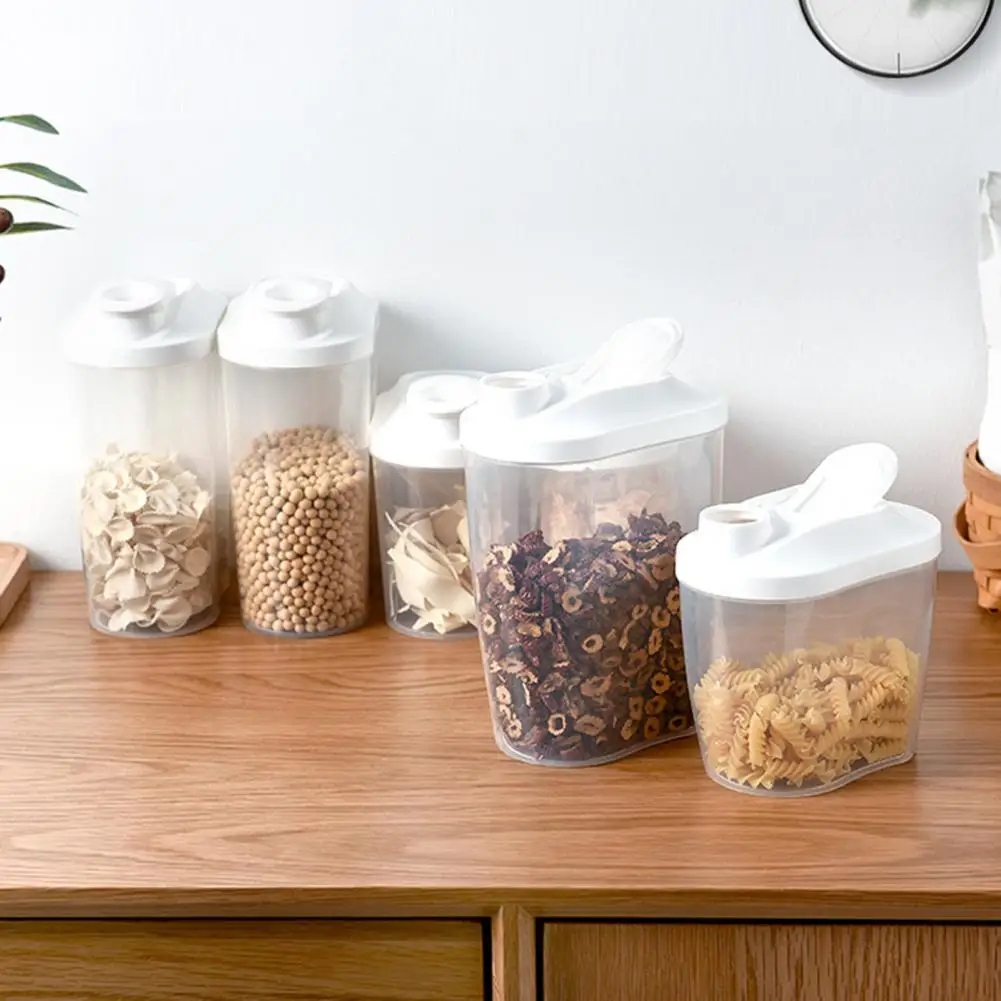 Storage Box Food-grade Space-saving PP Airtight Cereal Container Storage Box for Dried Grains Practical Tools