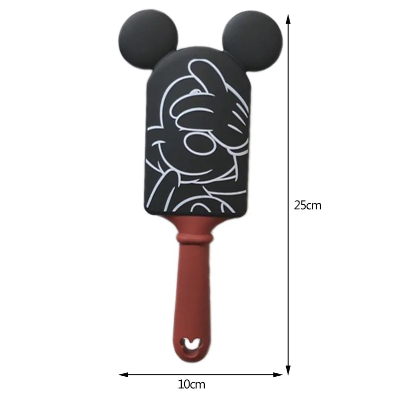 Disney Mickey Mouse Hair Comb Cartoon Air Cushion Comb Hair Anti-static Comb Mirror Set Children Cute Girl Minnie Massage Brush