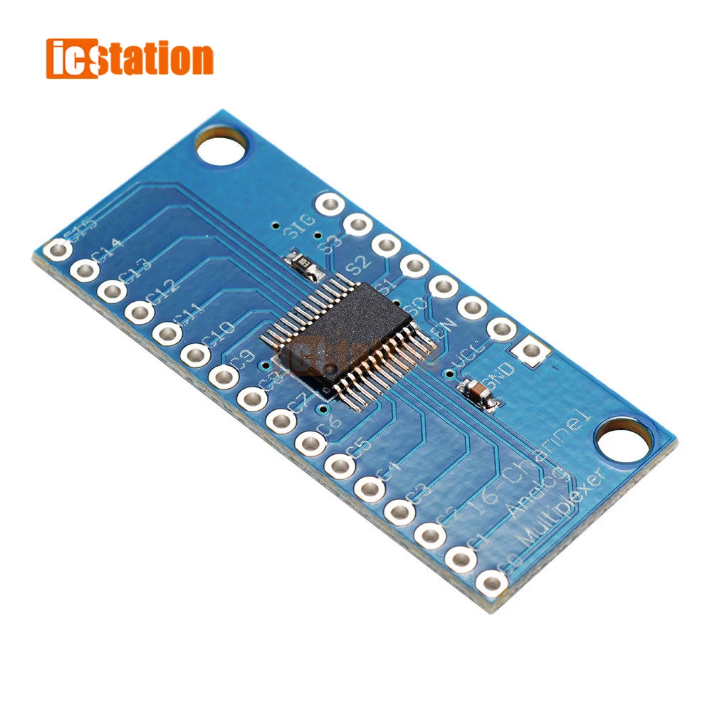 16CH التناظرية الرقمية MUX لوحة القطع CD74HC4067 وحدة دقيقة لاردوينو 16 قناة TTL-level 2 فولت-6 فولت ل I2C SPI 16 أجهزة الاستشعار