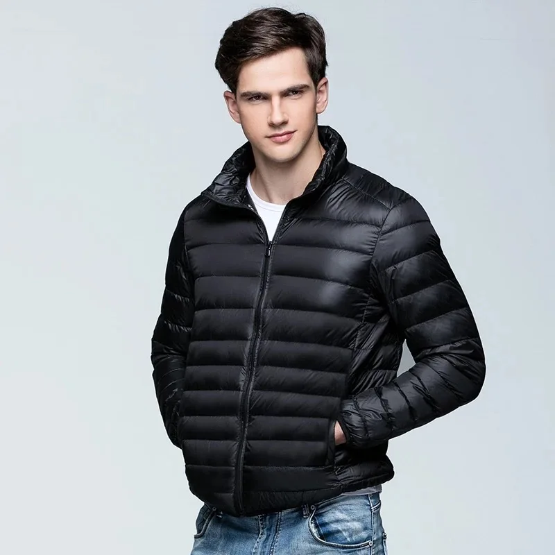 MRMT-Chaqueta corta de plumón con cuello vertical para hombre, ropa de marca para exteriores, otoño e invierno, 2024