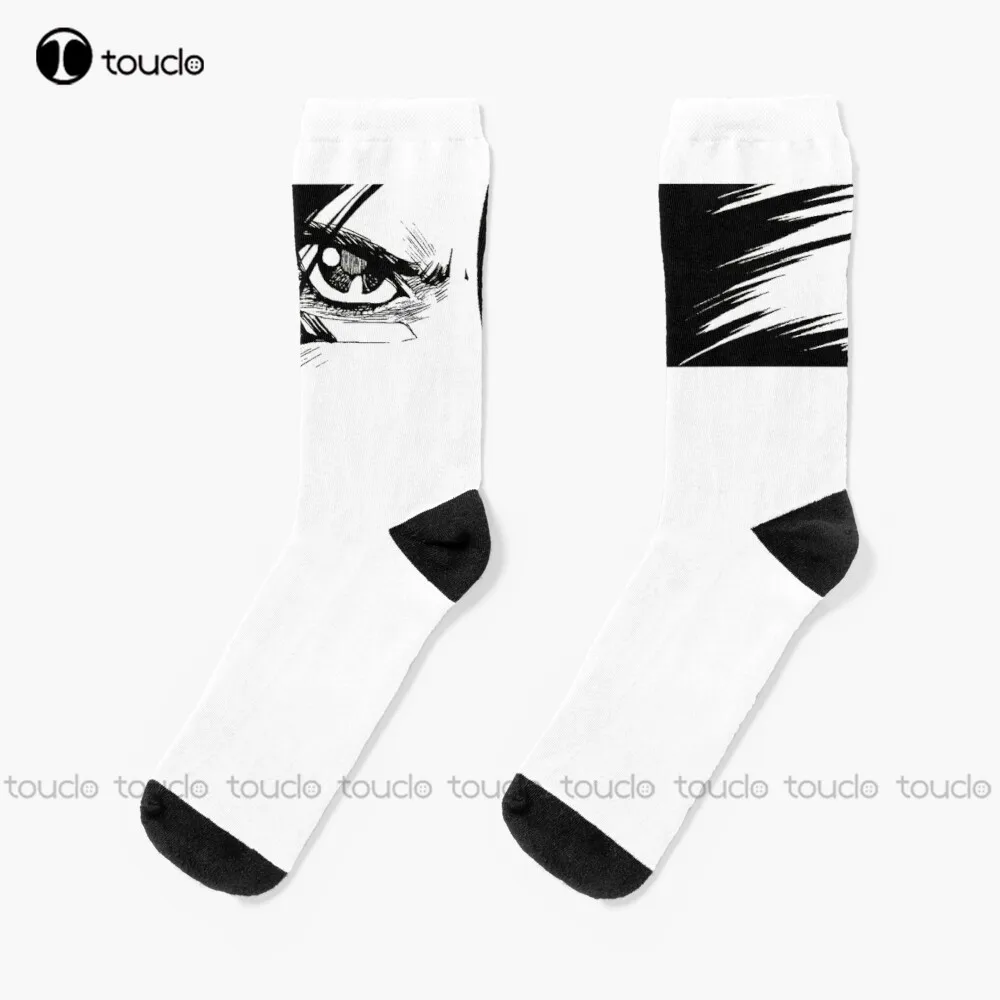 Gunnm - Gally - Alita: Battle Angel (White) Socks Mens Socks Christmas Gift Custom Unisex Adult Teen Youth Socks Women Men