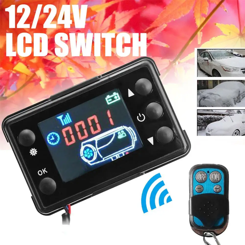 12V/24V LCD Monitor Switch Board And Heater Parking Remote Controller For Websato Eberspacher Diesels Heater