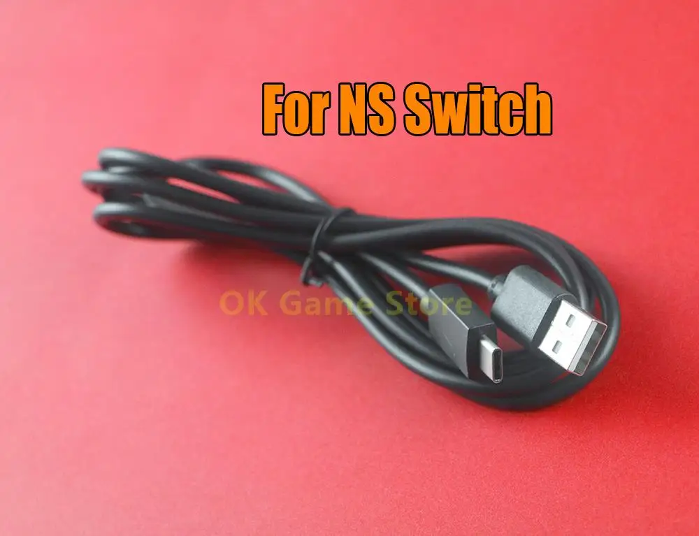 20pcs/lot 1.2m Charger Cable USB Power Supply Data Cord Line for Nintend Switch Game Console Fast Charging Cable For NS Switch