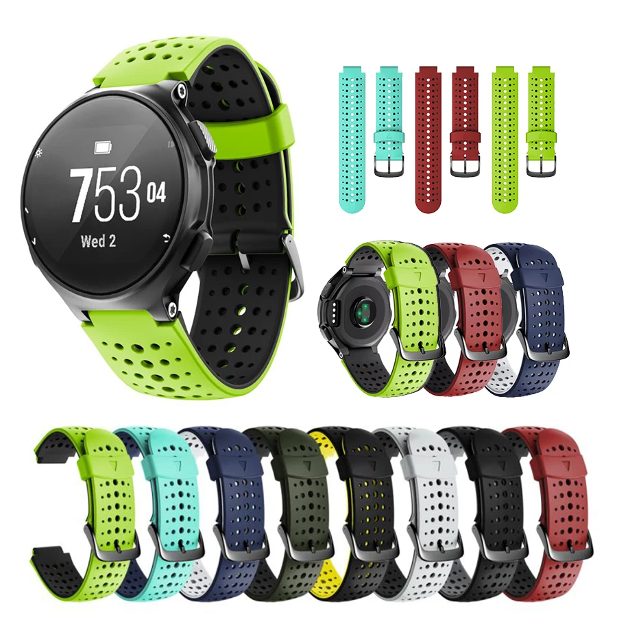 For Garmin Forerunner 235 Band Silicone Strap Bracelet For Garmin Forerunner 235/220/230/620/630/735 Wristband Replacement Band