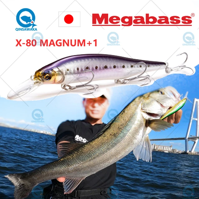 JAPAN Megabass X-80 MAGNUM+1 Sinking Max 2.8m Fishing Lure Jerkbait Dynamic  Saltwater Sea Tackle Rolling Wobble - AliExpress