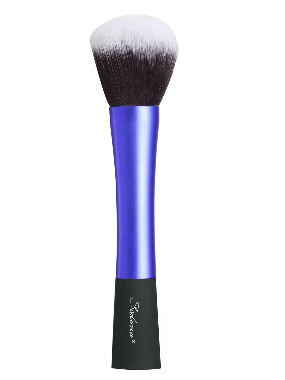 Sedona Professional Black Handle Face Purple Powder Blush Brush