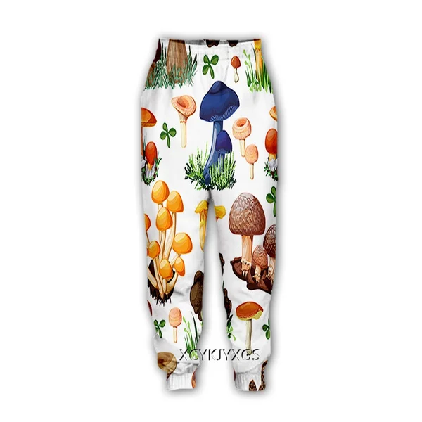 

New Unisex Mushroom Art 3D Print Causal Clothing Fashion Men Women Hip Hop Pants Plus Size S-7XL Trouser Jogger Men