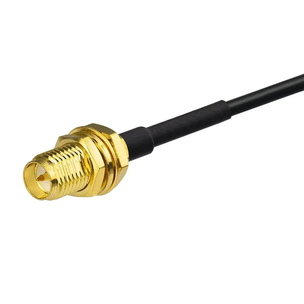 2 قطعة RP-SMA ذكر إلى RP-SMA واي فاي هوائي كابل RG174 3m-اللاسلكية Mini PCI Express PCIE بطاقة الشبكة واي فاي محول راوتر بوابة