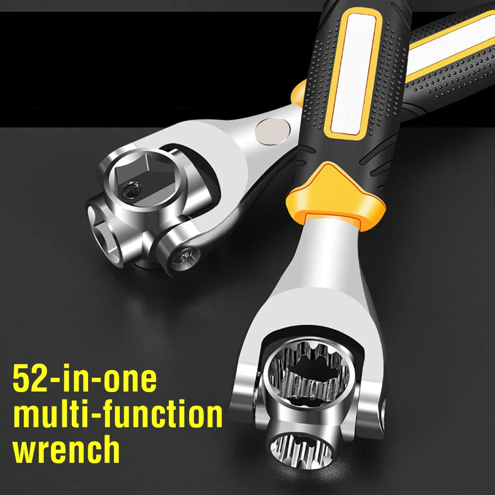Universal steckschlüssel 8-in-1 multifunktionale schnelle hexagonal ratsche reparatur werkzeug 8-21mm