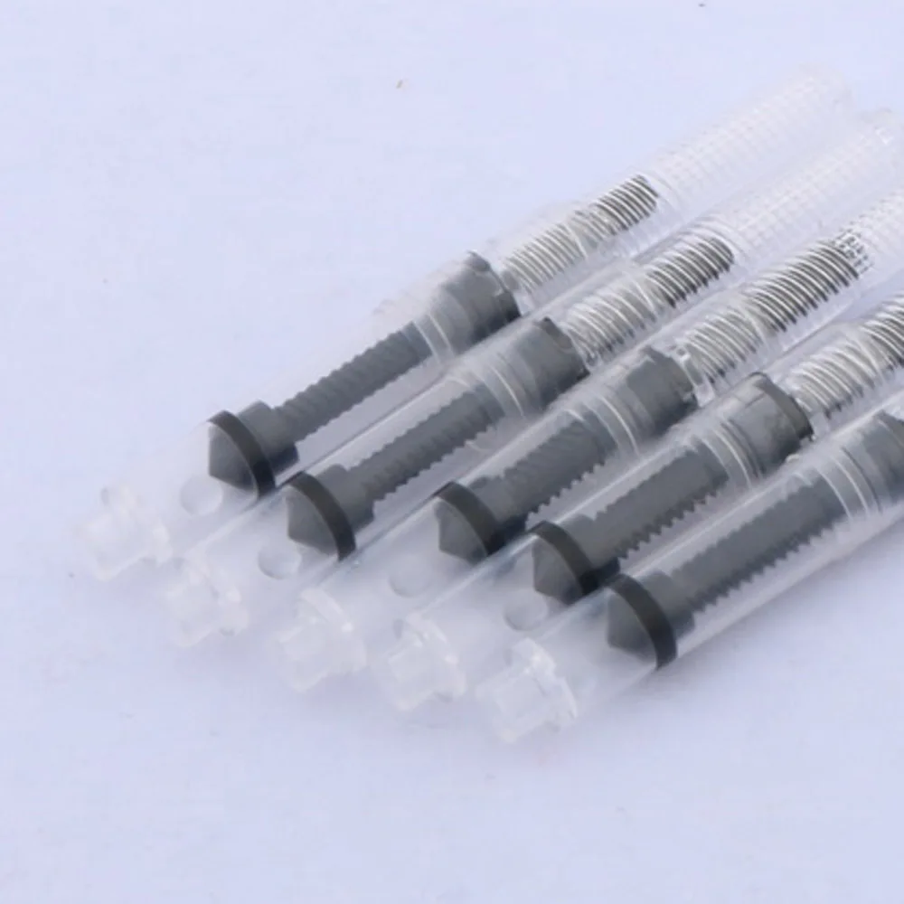 High quality brand 10pcs FOUNTAIN PEN INK CONVERTER PUMP CARTRIDGES Pen refill accessories Tool Pen