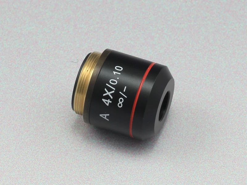 Biological Microscope Achromatic Infinity Objective Lens 4X 10X 20X 40X 60X 100X Infinity System for Olympus Microscope