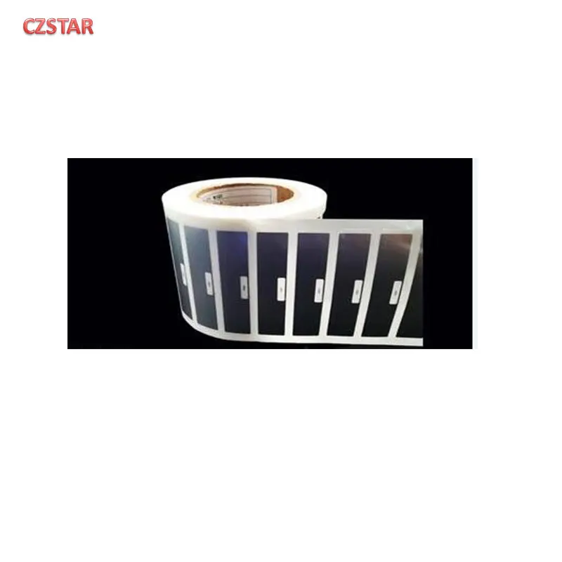 czstar 100pcs factory quality U9 long range uhf rfid tag sticker adhesive 9654 epc gen2 uhf tag wet inlay paper label sticker